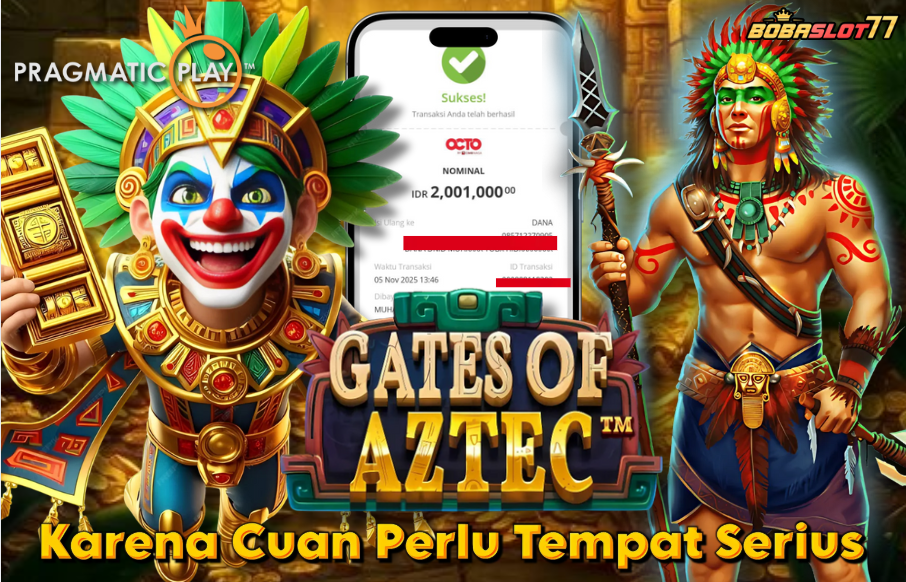 Selamat kepada user id : jos****7 Wede Rp 2.001.000 di Game GATES OF AZTEC PRAGMATIC PLAY Cair Gk Sampe 1 Menit! Menang Mudah di Bobaslot77